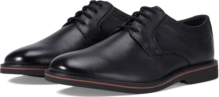 Clarks Atticus LT Lace Men's Shoes Black Leather 1 : 12 D - Medium
