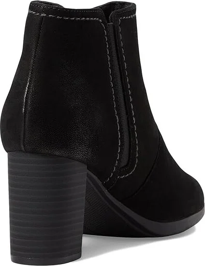 Clarks Bayla Glow Women's Boots Black Nubuck : 9 B - Medium, Suede - Image 4