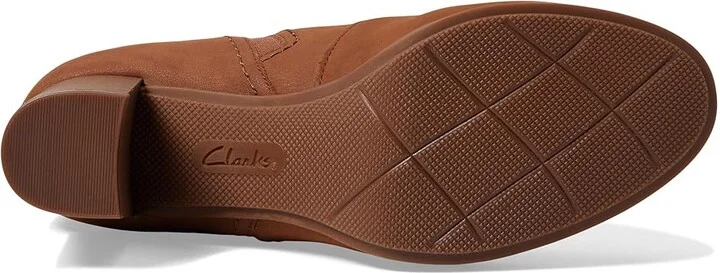 Clarks Bayla Glow Women's Boots Tan Nubuck : 10 D - Wide, Suede - Image 3
