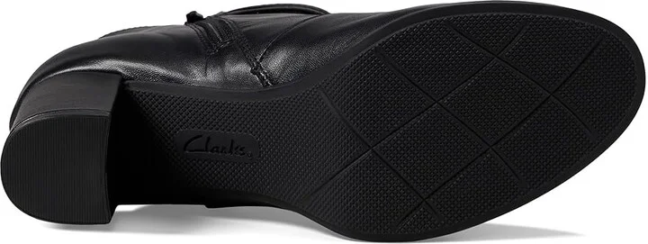 Clarks Bayla Light Women's Boots Black Leather : 10 B - Medium - Image 3