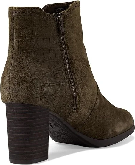 Clarks Bayla Rose Women's Boots Slate Suede : 9.5 D - Wide - Image 4