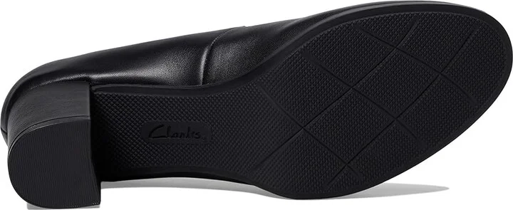 Clarks Bayla Skip High Women's Heels Black Leather : 9 B - Medium, Faux Leather - Image 3