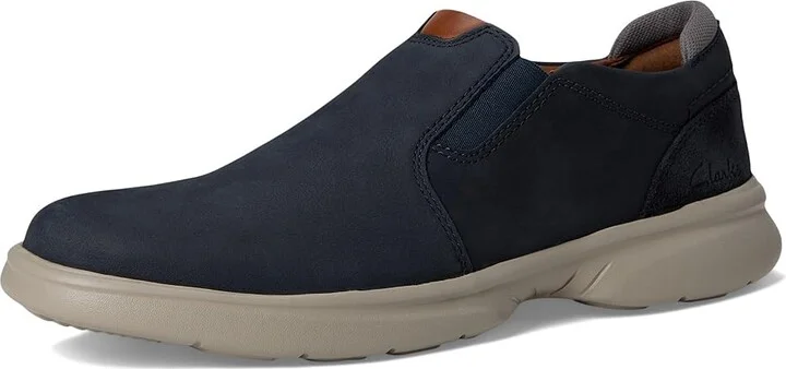 Clarks Bradley Ease Men's Lace-up Boots Navy Nubuck : 9.5 D - Medium, Leather - Image 5