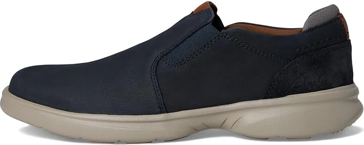 Clarks Bradley Ease Men's Lace-up Boots Navy Nubuck : 9.5 D - Medium, Leather - Image 6