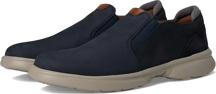 Clarks Bradley Ease Men's Lace-up Boots Navy Nubuck : 9.5 D - Medium, Leather