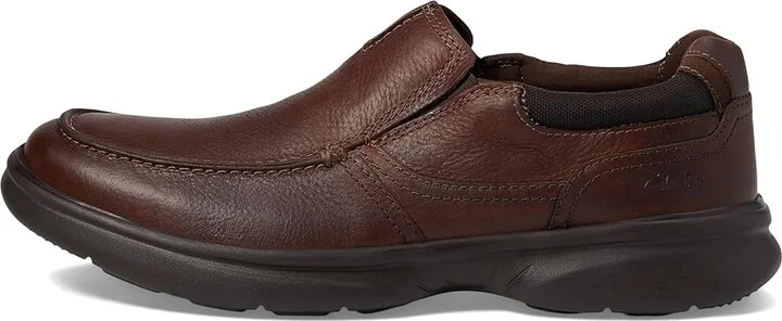 Clarks Bradley Free Men's Shoes Tan Tumbled Leather : 7 D - Medium - Image 6