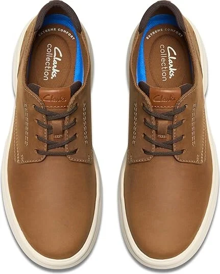 Clarks Bradley Plain Men's Lace-up Boots Light Brown Leather : 11.5 D - Medium, Leather/Suede - Image 2