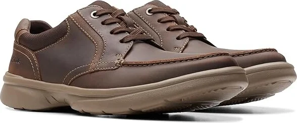 Clarks Bradley Vibe Men's Shoes Beeswax Leather : 9.5 EE - Wide