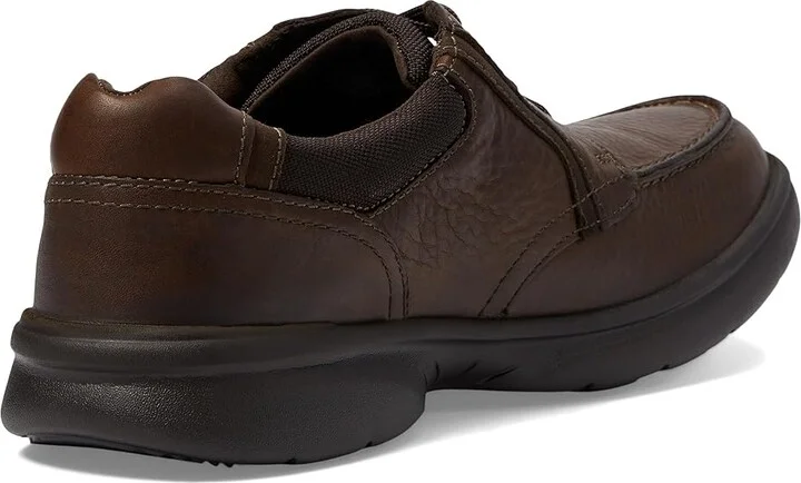 Clarks Bradley Vibe Men's Shoes Tan Tumbled Leather : 7 D - Medium - Image 4