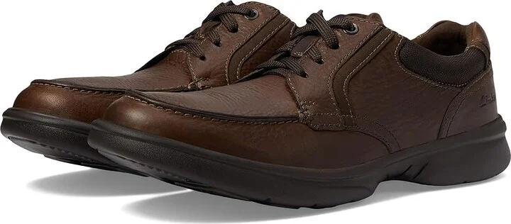 Clarks Bradley Vibe Men's Shoes Tan Tumbled Leather : 7 D - Medium