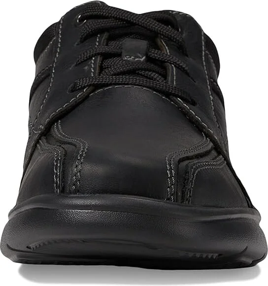 Clarks Bradley Walk Men's Shoes Black Tumbled Leather : 7.5 D - Medium - Image 5