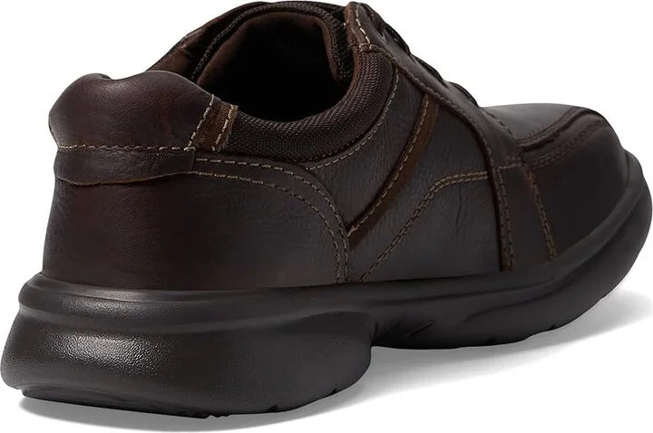 Clarks Bradley Walk Men's Shoes Brown Tumbled Leather : 8 D - Medium - Image 4