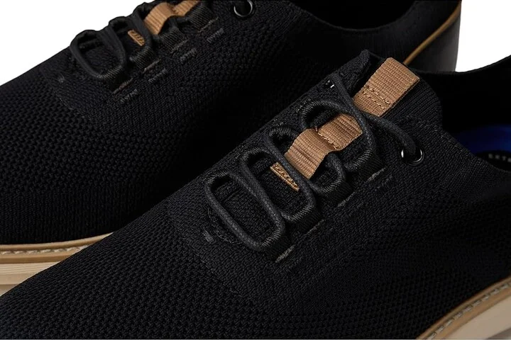 Clarks Brantin Knit Men's Lace-up Boots Black Knit : 8 D - Medium, Leather - Image 7