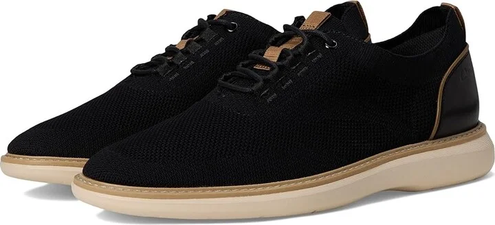 Clarks Brantin Knit Men's Lace-up Boots Black Knit : 8 D - Medium, Leather