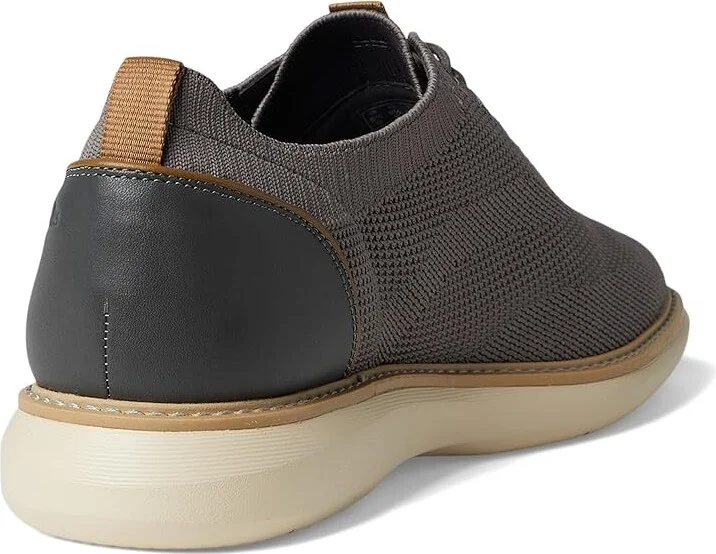 Clarks Brantin Knit Men's Lace-up Boots Grey Knit Textile : 9.5 D - Medium, Leather - Image 4