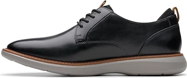 Clarks Brantin Plain Men's Lace-up Boots Black Leather : 7.5 D - Medium - Image 5