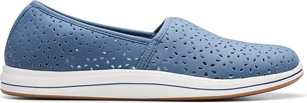 Clarks Breeze Emily Women's Shoes Blue Textile : 8 B - Medium, Synthetic - Image 6