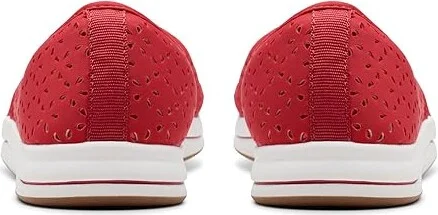 Clarks Breeze Emily Women's Shoes Cherry Textile : 9.5 D - Wide, Synthetic - Image 4