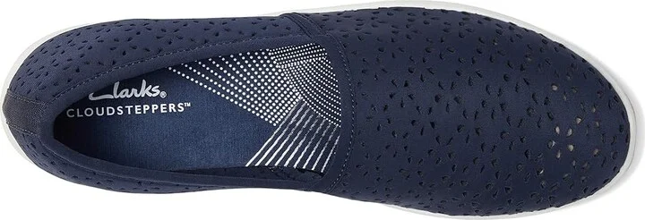 Clarks Breeze Emily Women's Shoes Navy Synthetic : 8 A - Narrow - Image 2
