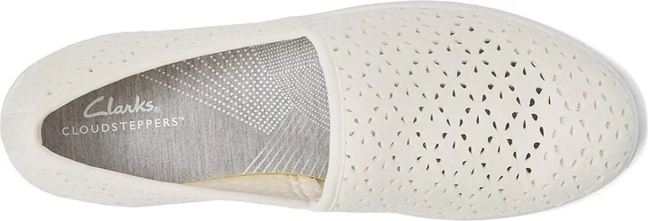 Clarks Breeze Emily Women's Shoes White Synthetic : 7.5 A - Narrow - Image 2