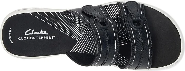Clarks Breeze Maye Women's Sandals Black Synthetic : 9 B - Medium - Image 2