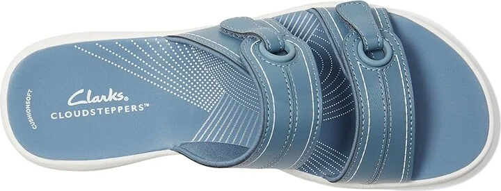 Clarks Breeze Maye Women's Sandals Denim Synthetic : 11 B - Medium - Image 2