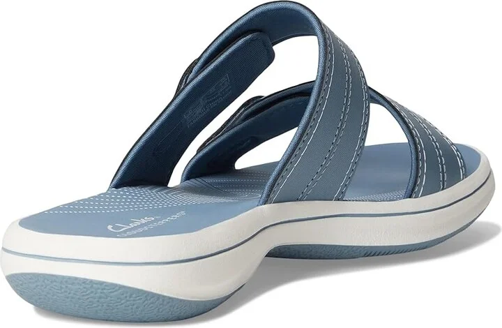Clarks Breeze Maye Women's Sandals Denim Synthetic : 11 B - Medium - Image 4