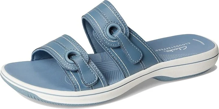 Clarks Breeze Maye Women's Sandals Denim Synthetic : 11 B - Medium - Image 5