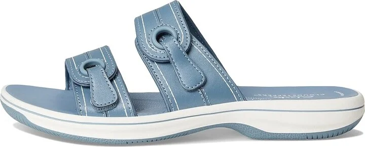 Clarks Breeze Maye Women's Sandals Denim Synthetic : 11 B - Medium - Image 6