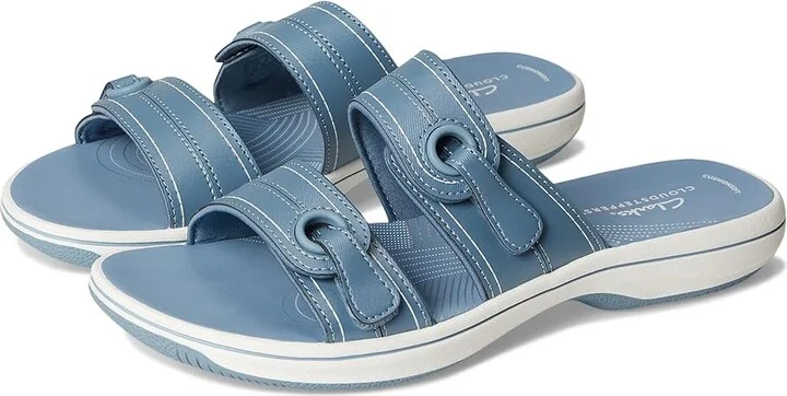 Clarks Breeze Maye Women's Sandals Denim Synthetic : 11 B - Medium