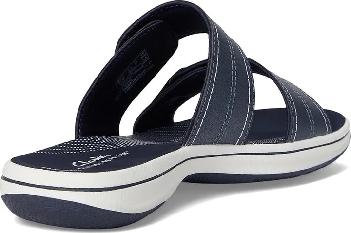 Clarks Breeze Maye Women's Sandals Navy Synthetic : 10 B - Medium - Image 4