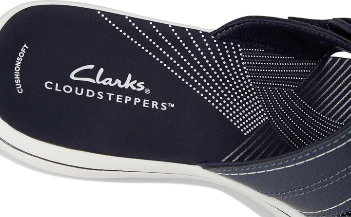 Clarks Breeze Maye Women's Sandals Navy Synthetic : 10 B - Medium - Image 7