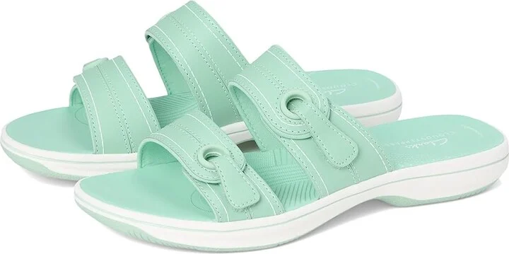 Clarks Breeze Maye Women's Sandals Turquoise Synthetic : 9 B - Medium