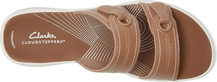 Clarks Breeze Maye Women's Sandals Warm Beige Synthetic : 9 B - Medium - Image 2