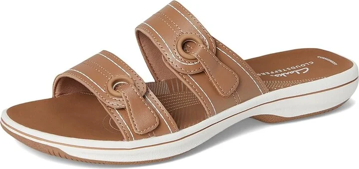 Clarks Breeze Maye Women's Sandals Warm Beige Synthetic : 9 B - Medium - Image 5