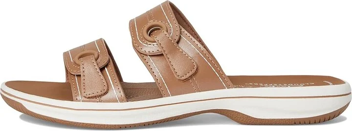 Clarks Breeze Maye Women's Sandals Warm Beige Synthetic : 9 B - Medium - Image 6