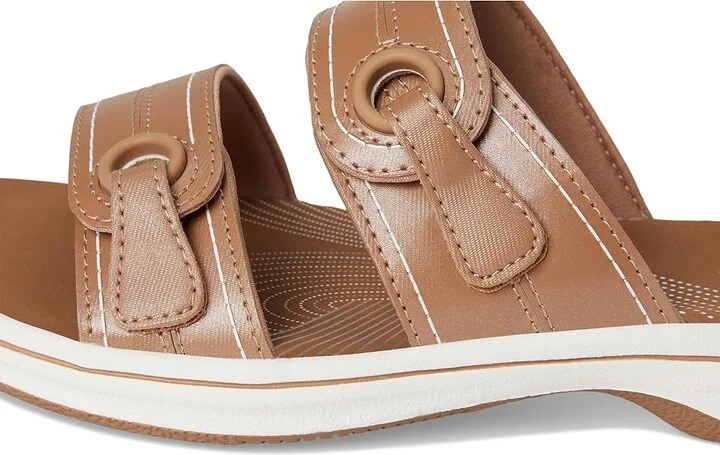 Clarks Breeze Maye Women's Sandals Warm Beige Synthetic : 9 B - Medium - Image 7