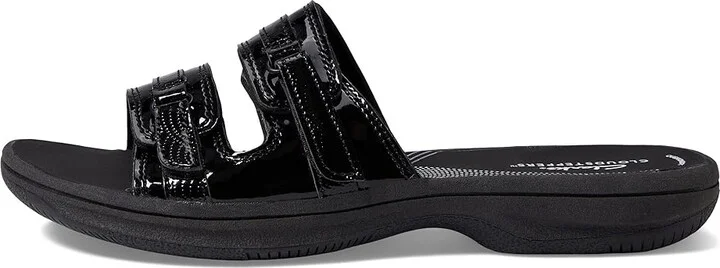 Clarks Breeze Piper Women's Shoes Black Patent Synthetic : 7 B - Medium - Image 5