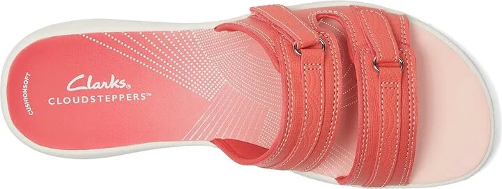 Clarks Breeze Piper Women's Shoes Bright Coral Ombre Synthetic : 5 B - Medium - Image 2