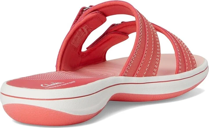 Clarks Breeze Piper Women's Shoes Bright Coral Ombre Synthetic : 5 B - Medium - Image 4