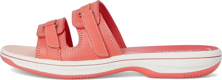 Clarks Breeze Piper Women's Shoes Bright Coral Ombre Synthetic : 5 B - Medium - Image 6