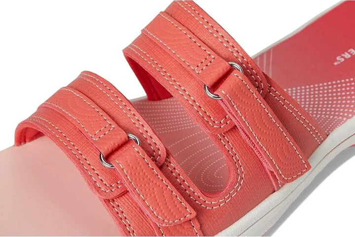 Clarks Breeze Piper Women's Shoes Bright Coral Ombre Synthetic : 5 B - Medium - Image 7