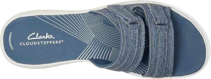 Clarks Breeze Piper Women's Shoes Dark Denim Synthetic : 12 B - Medium - Image 2