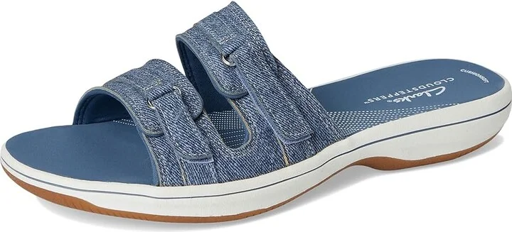 Clarks Breeze Piper Women's Shoes Dark Denim Synthetic : 12 B - Medium - Image 5
