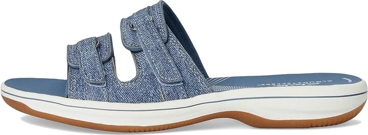 Clarks Breeze Piper Women's Shoes Dark Denim Synthetic : 12 B - Medium - Image 6