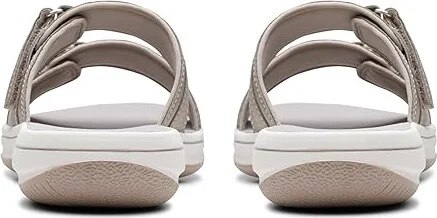 Clarks Breeze Piper Women's Shoes Light Taupe Synthetic : 7 B - Medium - Image 4
