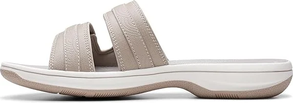 Clarks Breeze Piper Women's Shoes Light Taupe Synthetic : 7 B - Medium - Image 5