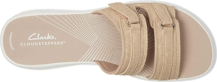 Clarks Breeze Piper Women's Shoes Sand Synthetic : 9 B - Medium - Image 2