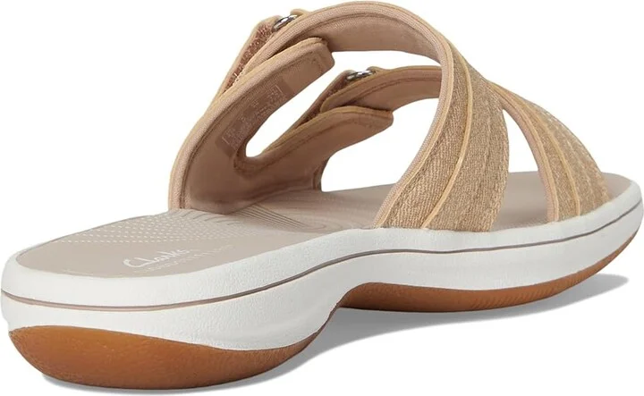 Clarks Breeze Piper Women's Shoes Sand Synthetic : 9 B - Medium - Image 4