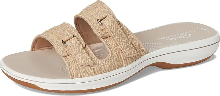 Clarks Breeze Piper Women's Shoes Sand Synthetic : 9 B - Medium - Image 5